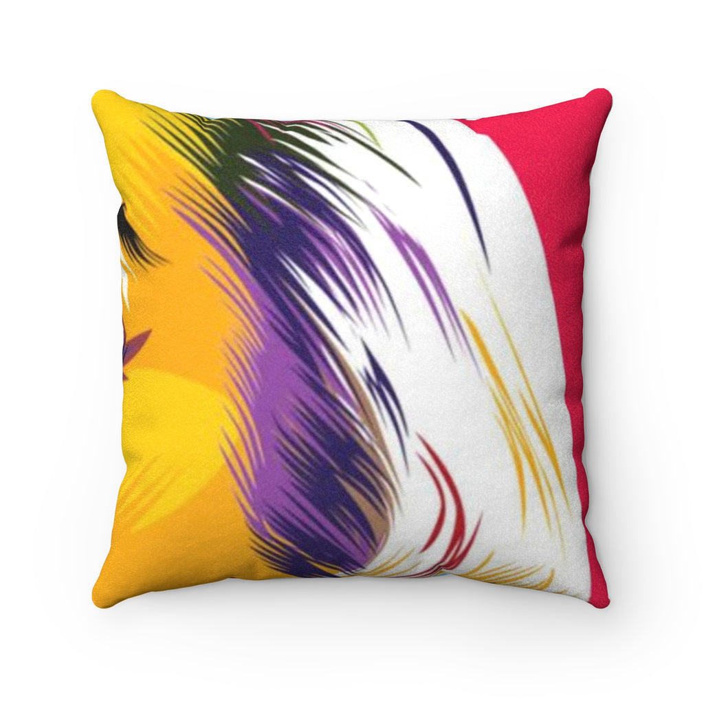Marilyn Faux Suede Square Pillow