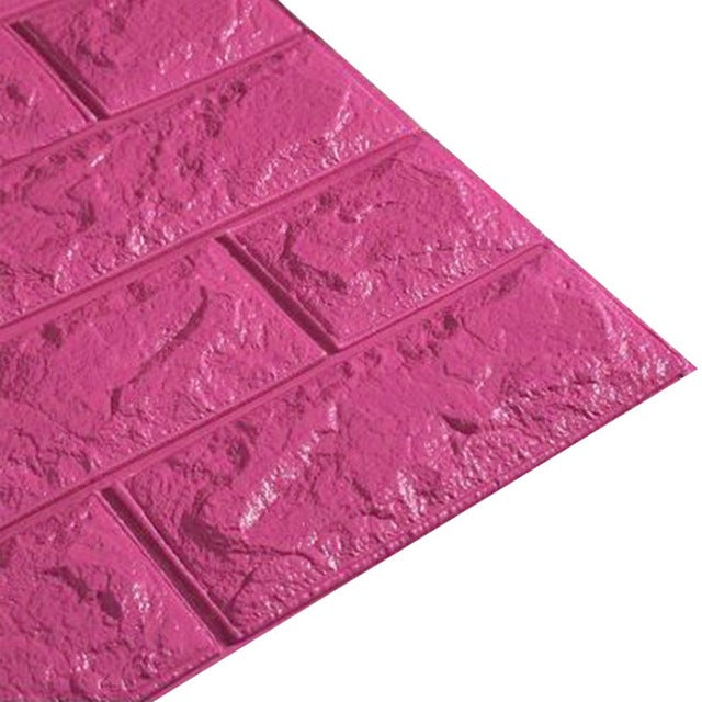 2017 60x60cm 3D Stone Brick PE Foam Wallpaper Posters Wall Stickers Wall Decor Living Room Kitchen Home Improvement