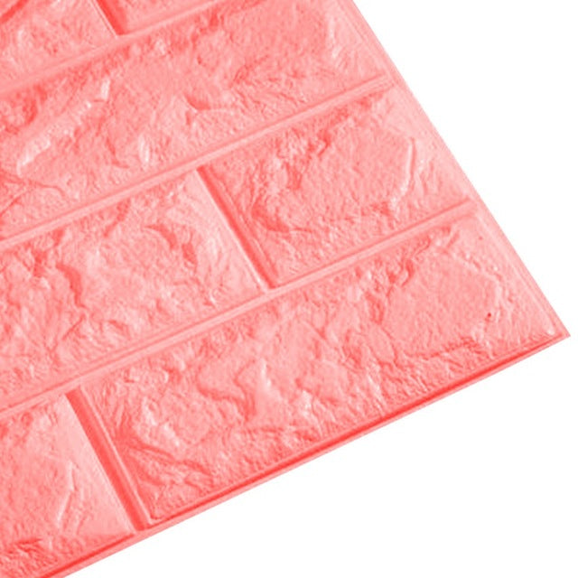 2017 60x60cm 3D Stone Brick PE Foam Wallpaper Posters Wall Stickers Wall Decor Living Room Kitchen Home Improvement