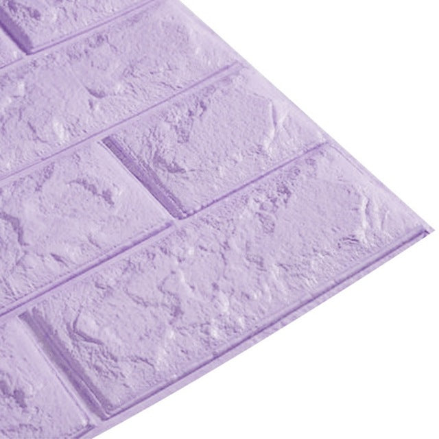 2017 60x60cm 3D Stone Brick PE Foam Wallpaper Posters Wall Stickers Wall Decor Living Room Kitchen Home Improvement