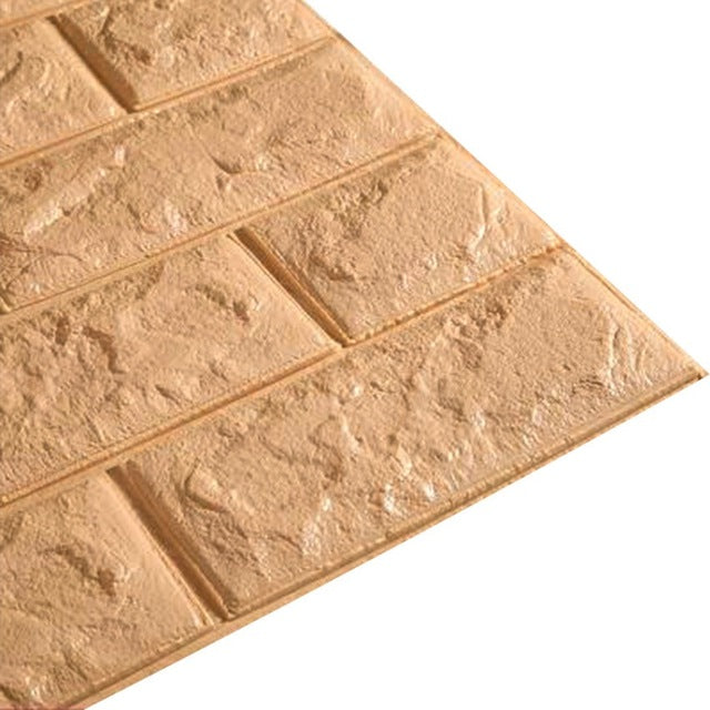 2017 60x60cm 3D Stone Brick PE Foam Wallpaper Posters Wall Stickers Wall Decor Living Room Kitchen Home Improvement