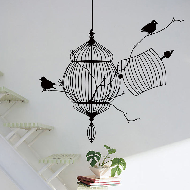 Birds Cage Wall Sticker