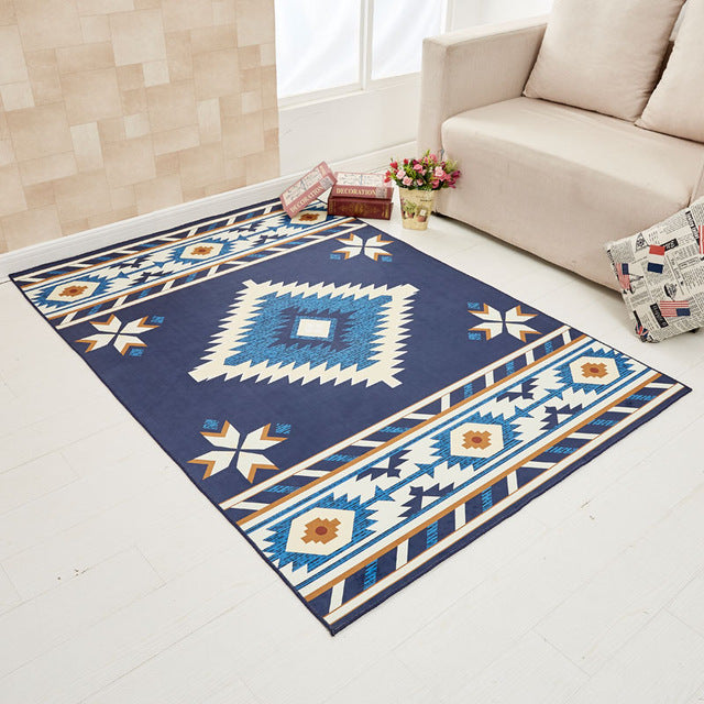 Europe Style Plant Flowers Carpet Area Rug For Bedroom Livingroom Carpet Kitchen Baths Mat Door Mat Anti-Slip Home Decoration