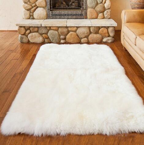 Maison M. White Plush Carpet